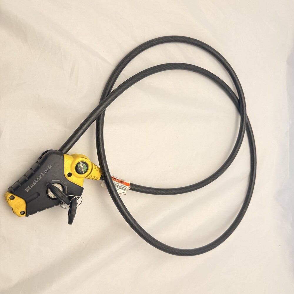 Python 6 Ft. Cable Lock With 2 Keys 8413KACBL-6 By Master Lock Adjustable